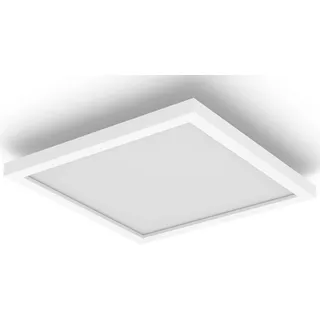 Philips Hue LED Panel White Ambiance Aurelle Panel, Abschaltautomatik, Bluetooth, CCT - über Fernbedienung, Dimmfunktion, Farbsteuerung, Leuchtdauer einstellbar, Memoryfunktion, Nachtlichtfunktion, Smart Home, Timerfunktion, dimmbar über Fernbedienung, erweiterbar, mehrere Helligkeitsstufen, LED fest integriert, warmweiß - kaltweiß weiß 30 cm x 30 cm x 4,8 cm