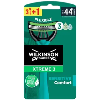 Wilkinson Sword Xtreme 3 Sensitive Einwegrasierer, 3 Stück + 1 gratis