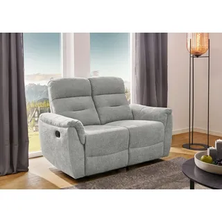 Jockenhöfer Couch Chenille 2-Sitzer Grau