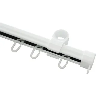 GARDINIA Gardinenschiene U-Laufschiene 1-läufig Ø 0 mm 110 cm Weiß
