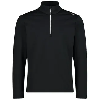 CMP Sweat 3e15747 Fleece Mit Halbem Reißverschluss - Black / White - 2XL