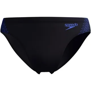 Speedo Mens Hyperboom Splice Brief Black/Cobalt Pop