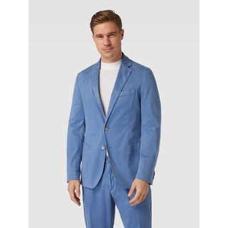 Regular Fit Anzug in unifarbenem Design Modell 'Hanry', Bleu, 56