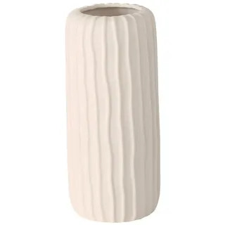 Boltze Home Vase, Beige, Keramik, 26 cm, Dekoration, Vasen, Keramikvasen