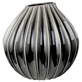 Broste Copenhagen Wide Vase XL Smoke Grey