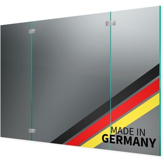Spiegel ID Cristal: KLAPPSPIEGEL 3-teilig 50x70 cm (Breite x Höhe) - nach Wunsch anpassen - Made in Germany - Spiegel klappbar Badspiegel Wandspiegel