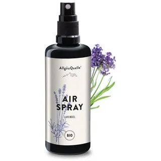 Allgäuquelle Raumduft Bio AirSpray Lavendel Raumduft (1 x 100ml), mit Lavendel
