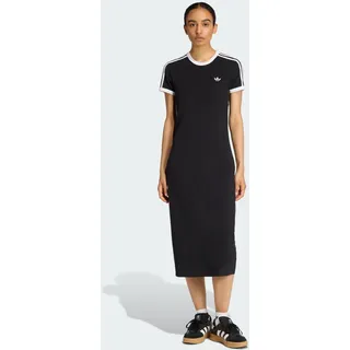 adidas Shirtkleid Schwarz/Weiß M