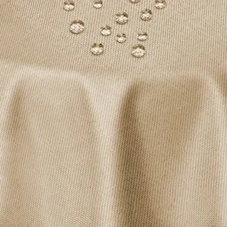 DecoHomeTextil Leinen Optik Tischdecke Rund 180 cm Beige Sand