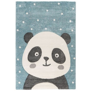 KAYOOM Kinder-Motivteppich (80cm x 150cm, Panda blau)