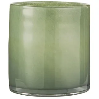 Ib Laursen Blumentopf Topf Venecia durchgefärbtes Glas grün Ø 15 cm x 16 cmSKANDEKO/SKANMØBLER