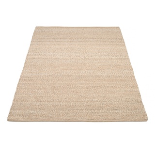 Teppich OCI DIE TEPPICHMARKE "FAVORIT" Teppiche Gr. B/L: 90 cm x 160 cm, 12 mm, 1 St., braun (cappuccino) Schurwollteppiche Handweb-Teppich aus Indien, handgewebt, hochwertig verarbeitet