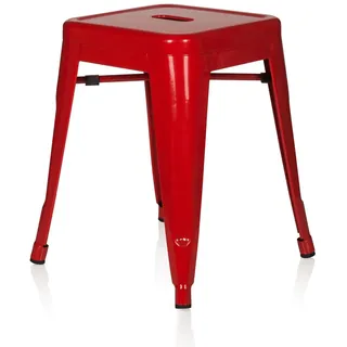 HJH Office Hocker Vantaggio Metall 39 x 0 x 0 cm Rot