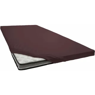Primera Spannbettlaken Elasthan-Jersey 90-120 x 200-220 cm braun