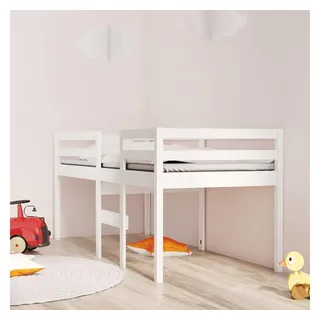 vidaXL Hochbett 90 x 190 cm Weiß