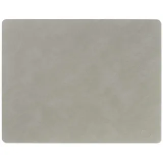 Lind DNA LINDDNA Tischset Nupo L Square Leder Grau Hellgrau (Large)