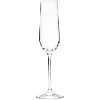 BUTLERS Sektglas 180ml - SANTÉ - Sektkelche. Sektflöte aus Kristallglas | spülmaschinenfeste Gläser & Trinkgeschirr für Sekt, Prosecco, Champagner, Aperitifs