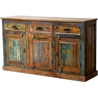 SIT Möbel Sideboard 140 x 80 x 40 cm Mehrfarbig
