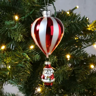MARELIDA Weihnachtsbaumschmuck Ballon Weihnachtsmann Weihnachtskugel Anhänger Santa