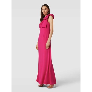 Abendkleid mit One-Shoulder-Träger, Pink, 40