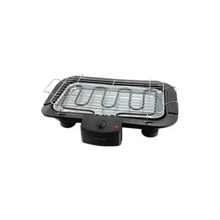 Emerio Barbecue-Standgrill schwarz Metall B/H/L: ca. 8,8x48x35,8 cm - Schwarz