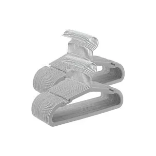 Baby-Kleiderbügel 50er Set 28 x 17,5 cm taubengrau