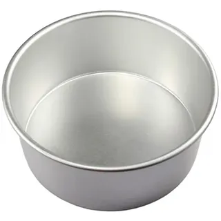 Tiefes Kuchenform-Set, Aluminiumlegierung, runde Backformen, für Geburtstag, Hochzeit, Weihnachten, tiefe Seiten, Backgeschirr, Aluminiumlegierung (15,2 cm)