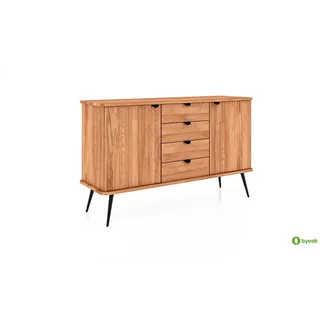 byoak Kommode, Kernbuche, Holz, Echtholz,Kernbuche, 144x87x46 cm, Wohnzimmer, Kommoden & Sideboards, Kommoden