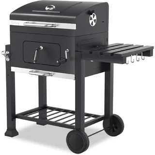 Tepro Holzkohlegrill (Grillwagen) Toronto Click, Grillfläche: Ca. 56 X 41,5 Cm,