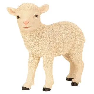 Geschenkestadl Tierfigur Lamm Osterlamm 23cm Tierfigur Frühling Dekoration Garten Osterdeko (1 St)
