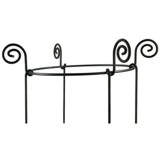 Hirsch Terracotta Rankgitter Staudenhalter rund Ø 40 cm Höhe 90 cm, massiv - robust - wetterfest, Ø 40 cm Höhe 90 cm, Vollmetall 8 mm beige 40 cm x 90 cm x 40 cm