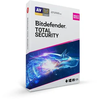 BitDefender Total Security 2026 5 Geräte 1 Jahr DE Win Android iOS