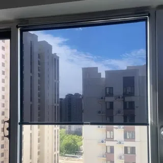 generisch Einwegspiegel-Rollo Thermorollo Verdunkelungs Rollo transparent Verdunklungsrollo Fenster Rollos Tagessichtschutz W 32/40/60/80/100/120/160cm(W 50x H 150cm)