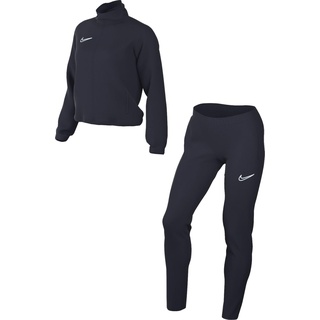 Nike Damen Trainingsanzug W Nk Dry Acd Trk Suit, Obsidian/White, FD4120-451, L