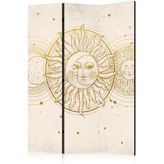 Dekorativer Paravent Artgeist Gold 135 Cm X 172 Cm 2 Paneele