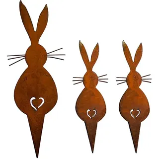Osterhase Aus Eisen Als Dekoration Für Garten Und Rasen – Osterbastelidee