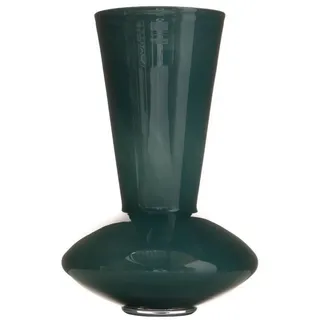INNA-Glas Dekovase Blumenvase CASIAS, petrol, 40cm, Ø27cm blau
