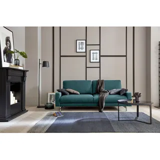 Creation BY ROLF BENZ 2-Sitzer CR.450, Designsofa, Loungesofa, bequem und elegant, Armlehne niedrig, Fuß chromfarben glänzend, Breite 164 cm blau