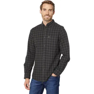 Fjällräven Övik Flannel Langarmhemd Dark Grey XXL