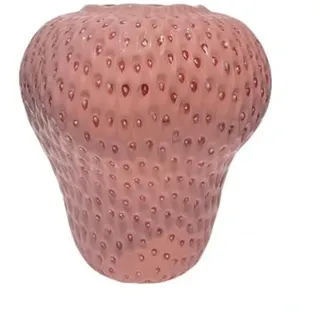 Erdbeervase im Vintage-Stil, Blumentopfvase, dekoratives Ornament, Blumenarrangement für Büro, Gastfamilie, Party, Geschenke, Dekoration (Rosa)