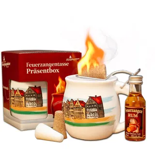 Feuerzangentasse 1er-Set, mit Rum, Weiß/Bremen - für Feuerzangenbowle