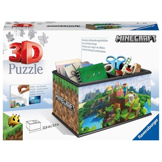Ravensburger 3D-Puzzle 216 Teile Ravensburger 3D Puzzle Aufbewahrungsbox Minecraft 11286, 216 Puzzleteile