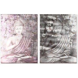 Home ESPRIT Orientalischer Buddha-Bild, 60 x 2,7 x 80 cm, 2 Stück