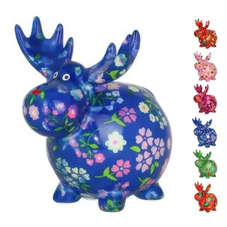 netproshop Spardose Elch Größe S aus Keramik Pomme Pidou ca. 11x7,5x10 cm, Auswahl:Blue Dream