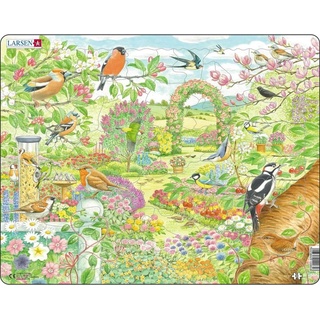 Larsen Gartenvögel und Blumen (60 -Teile), Puzzle