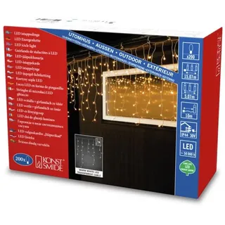 Konstsmide Lichtervorhang Kunststoff 10 m Warmweiß