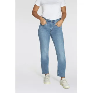 Levi's 724 High Rise Straight MED Indigo - Worn IN Damen, Way Way Back, 30W / 32L - 27W / 30L