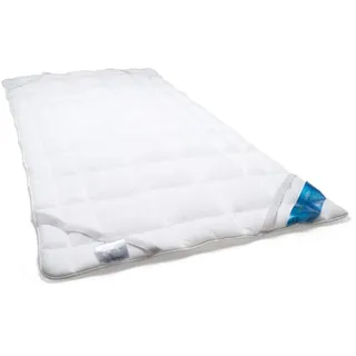 Schlafmond Medicus Clean Allergiker Matratzenschoner 160x200 Baumwolle - Matratzenauflage 160x200 aus Baumwolle für Betten - Matratzenbezug 95 Grad waschbar - Made in Germany