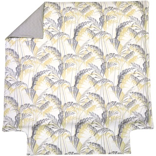 Blanc des Vosges Palm House Bettbezug, 140 x 200 cm, Satin, 100 % Baumwolle