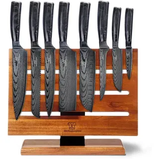 Küchenkompane Messer-Set, Schwarz, Braun, Holz, Kochen, Küchenmesser, Messersets